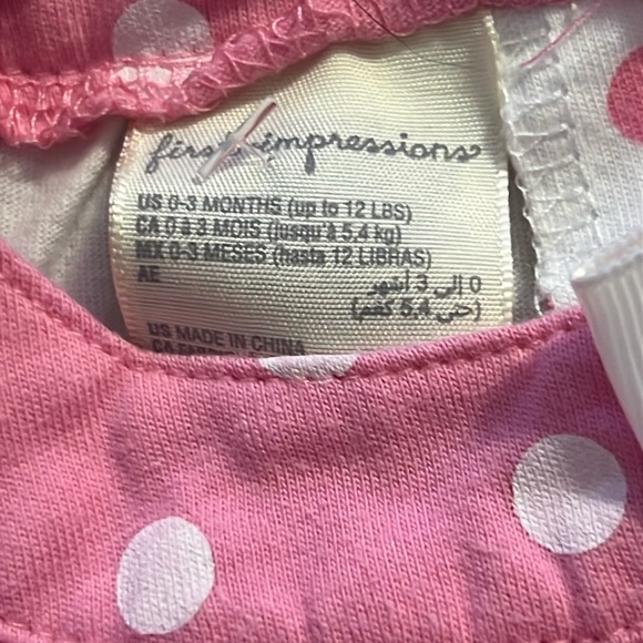 🛍CUTE LITTLE GIRLS ROMPER SIZE 0-3 MONTHS - Picture 3 of 5